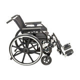 Fauteuil roulant Viper Plus GT avec accoudoirs universels