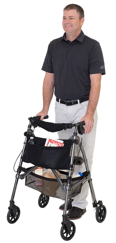 Ambulateur pliable EZ Fold-N-Go à pliage parapluie