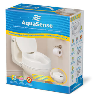 Siège de toilette surélevé avec couvercle 10cm (4 po)