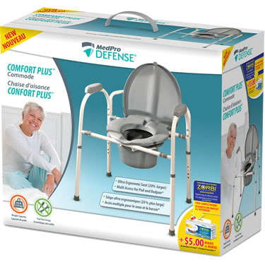 Chaise d'aisance Medpro confort plus