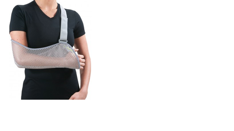 Écharpe d'immobilisation du bras en maille de filet