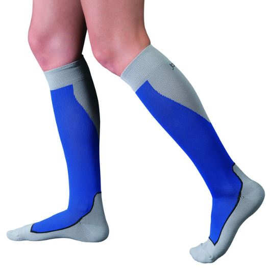 Bas de Compression Sportif JOBST Sport - 15-20mmHg Unisexe bleu