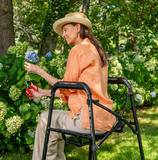 Marchette avec siège MD AirGo pliable avec roues et skis