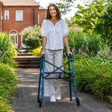 Marchette avec siège MD AirGo pliable avec roues et skis