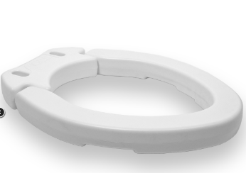 Rehausseur de toilette allongée 2''  Mobb à charnière