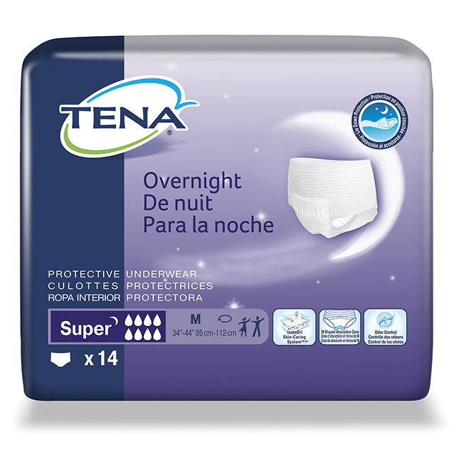 TENA - Culottes Protectrices de type pull up- Absorption Super de Nuit