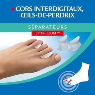 Séparateur d'orteil Epitact - Cors interdigitaux, Oeils-de-perdrix - Small