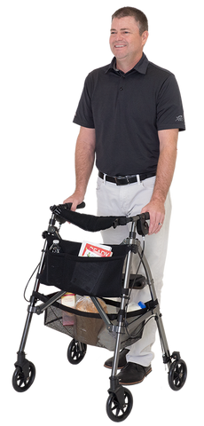 Ambulateur pliable EZ Fold-N-Go à pliage parapluie