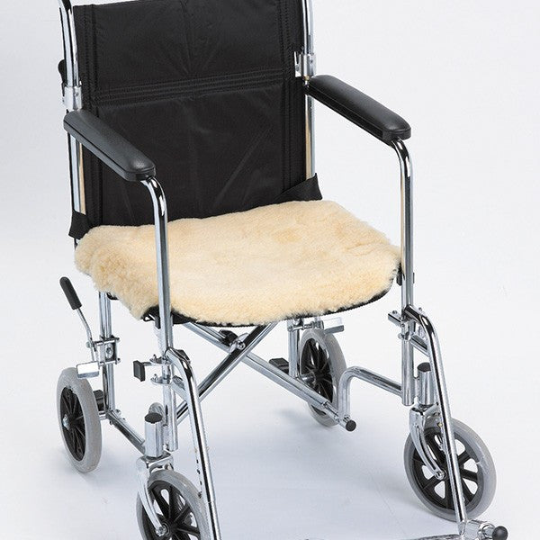 Peau de mouton synthétique pour fauteuil roulant