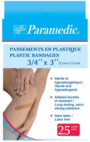 Pansements en plastique - Paramedic