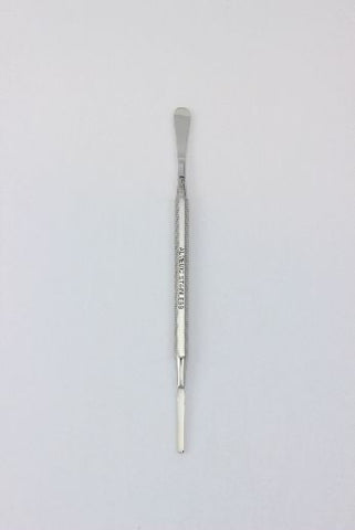 Spatule double, ovale et fouloir