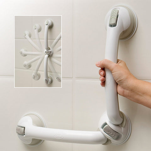 Barres sécuritaires pivotante avec ventouses pour baignoire et douche