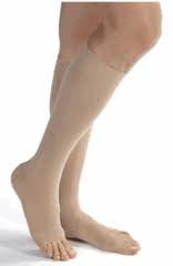 JOBST Opaque - Bas de compression pour femmes au genou à pointe ouverte - 30-40 mmHg