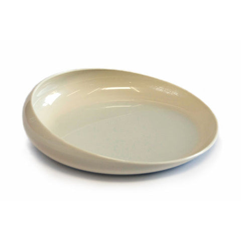 Assiette ronde Scoop Dish - 1 côté surélevé, base antidérapante