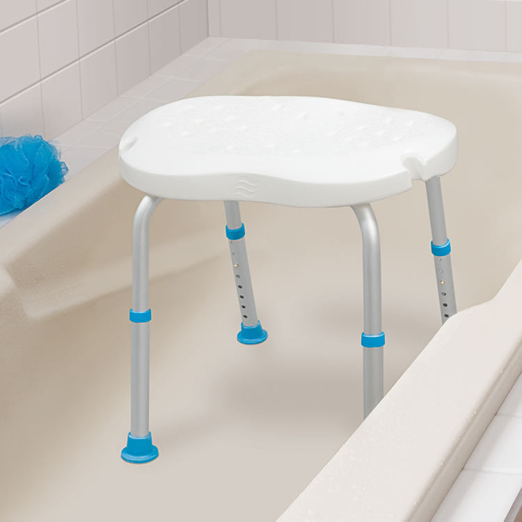 Siège de bain ergonomique sans dossier, Aquabeautify de Aquasense