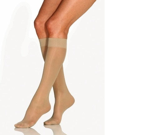 Jobst UltraSheer avec bande softfit - bas de compression pour femme au genou - 20-30 mmHg