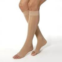 Jobst UltraSheer - bas de compression pour femme au genou à pointe ouverte - 15-20 mmHg