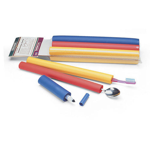 Tubes en mousse polymère pour adapter ustensiles et crayons