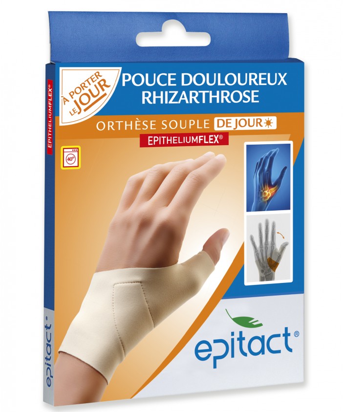 Orthèse souple de jour EPITACT pour le pouce - Pouce douloureux, rhizarthrose