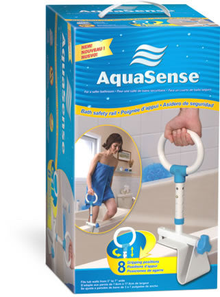 Poignée d'appui pour le bain ajustable Aquasense